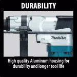 Makita 1-9/16 in. 12 Amp Corded Spline Rotary Hammer Drill with Hard Case thumbnail 6