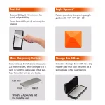 Sharpal 162N 8-in. Dual-Grit Diamond Whetstone Sharpener with Storage Base and Angle Guide thumbnail 5