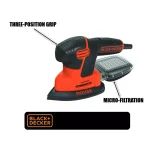BLACK+DECKER BDEMS600 1.2 Amp Corded Detail Mouse Sander thumbnail 2