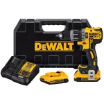 DEWALT 20V MAX XR Brushless 1/2 in. Compact Hammer Drill with Tool Connect, (2) 2.0Ah Batteries & Charger thumbnail 1