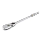 GEARWRENCH 1/2 in. Drive 90-Tooth Locking Flex Head Teardrop Ratchet, 17 in. thumbnail 1