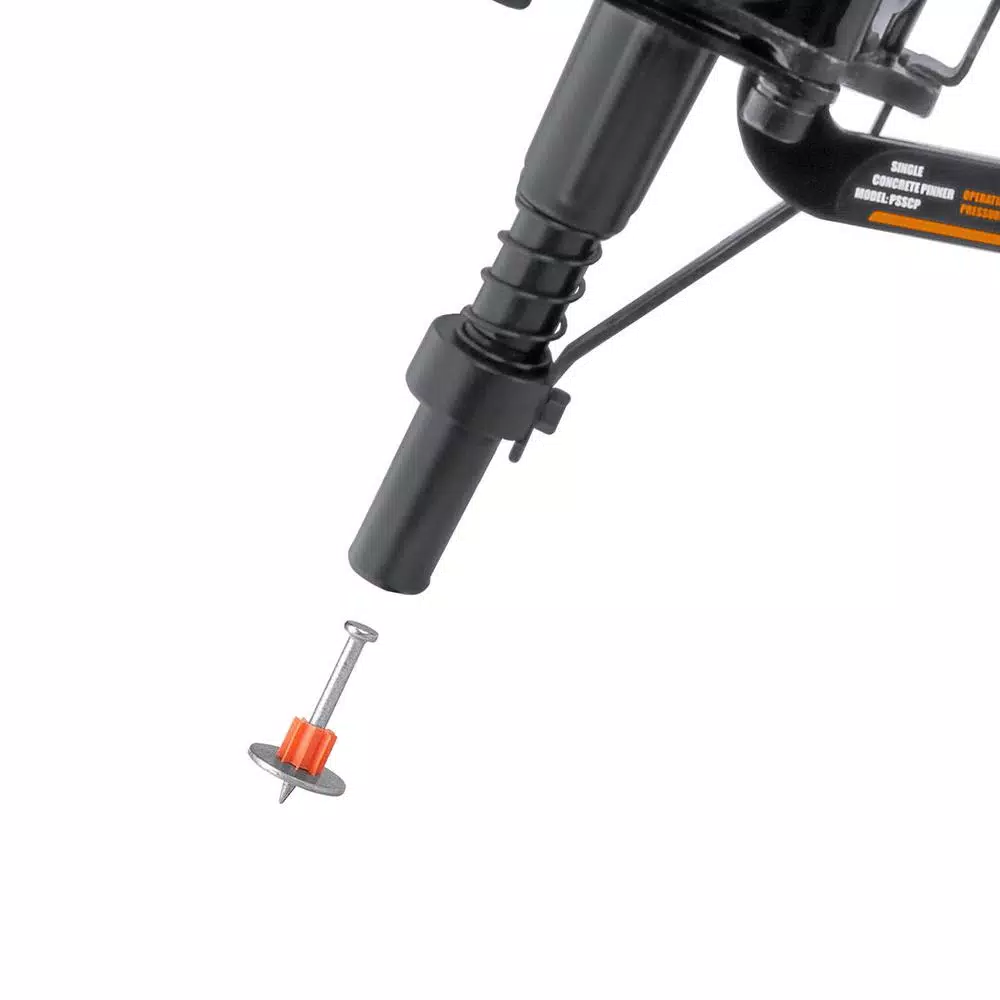 Freeman PSSCP 3 in. Pneumatic Single Pin Concrete Nailer with Blow Molded Case