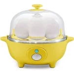 Maximatic 7-Egg Automatic Easy Egg Cooker with Poaching Tray - Yellow thumbnail 1