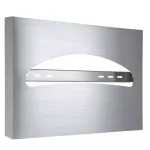Alpine Industries Stainless Steel Brushed Half-Fold Toilet Seat Cover Dispenser thumbnail 1