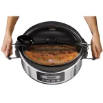 Hamilton Beach Stay or Go 5 Qt. Stainless Steel Programmable Slow Cooker thumbnail 2