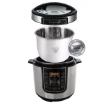 Megachef 6 Qt. Digital Electric Pressure Cooker with 14 Cooking Controls, Black thumbnail 3