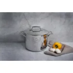 Saveur Selects Voyage 8 Qt. Tri-Ply Stainless Steel Stock Pot with Lid thumbnail 2