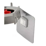 Alpine Industries Single Wall Mounted Mop and Broom Holder with 2 Hooks thumbnail 5
