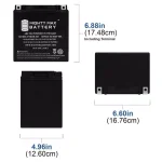 MIGHTY MAX BATTERY YTX30L-BS 12V 30Ah 385 CCA AGM Sealed Lead Acid Powersport Battery thumbnail 5