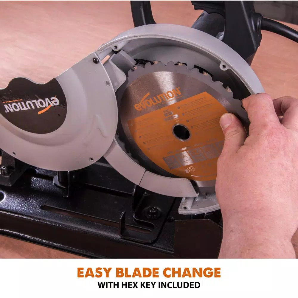 Evolution Power Tools Evolution RAGE4 7-1/4 in. Multi-Material 10 Amp Corded Chop Saw