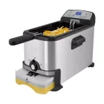 Kalorik Digital Deep Fryer with Oil Filtration System, 3.2 Qt, Stainless Steel thumbnail 2