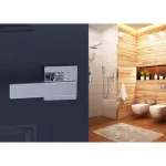 Copper Creek Craftsman Remi Polished Stainless Steel Passage Door Lever, Interior Residential Hardware thumbnail 3
