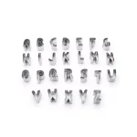 Fox Run 26-Piece Alphabet Cookie Cutter Set - Stainless Steel Letter Cutters thumbnail 5