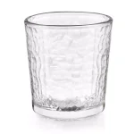 Libbey Frost 16-Piece Clear Glass Drinkware Set with Crackle Texture thumbnail 5