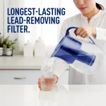 Brita Monterey 10-Cup Water Filter Pitcher with Longlast Filter, Blue thumbnail 11