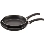 Ballarini Pisa 2-Piece Aluminum Nonstick Frying Pan Set, Black thumbnail 1
