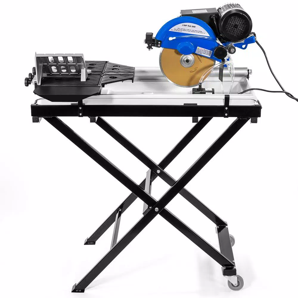 Stark 7.25 in. Corded Wet Tile Saw with Stand, 15.5 Amp 2.5 HP