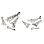 Husky 25-Piece SAE/Metric Reversible Ratcheting Wrench Set thumbnail 1