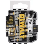 DEWALT MAX IMPACT T25 Torx Bits, 1 in., 15-Piece Set with Storage Case thumbnail 3