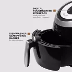 Boyel Living 4.2 Qt. Digital Air Fryer, 1500W XL Touchscreen Air Fryer with 7-in-1 Presets, Black thumbnail 5