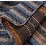 Greenland Home Fashions Durango Multi Color Quilted Cotton Throw Blanket, Southwestern Farmhouse Style thumbnail 2