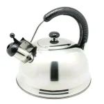Creative Home Cobra 10.8-Cup Stainless Steel Whistling Stovetop Tea Kettle, Mirror Finish thumbnail 3