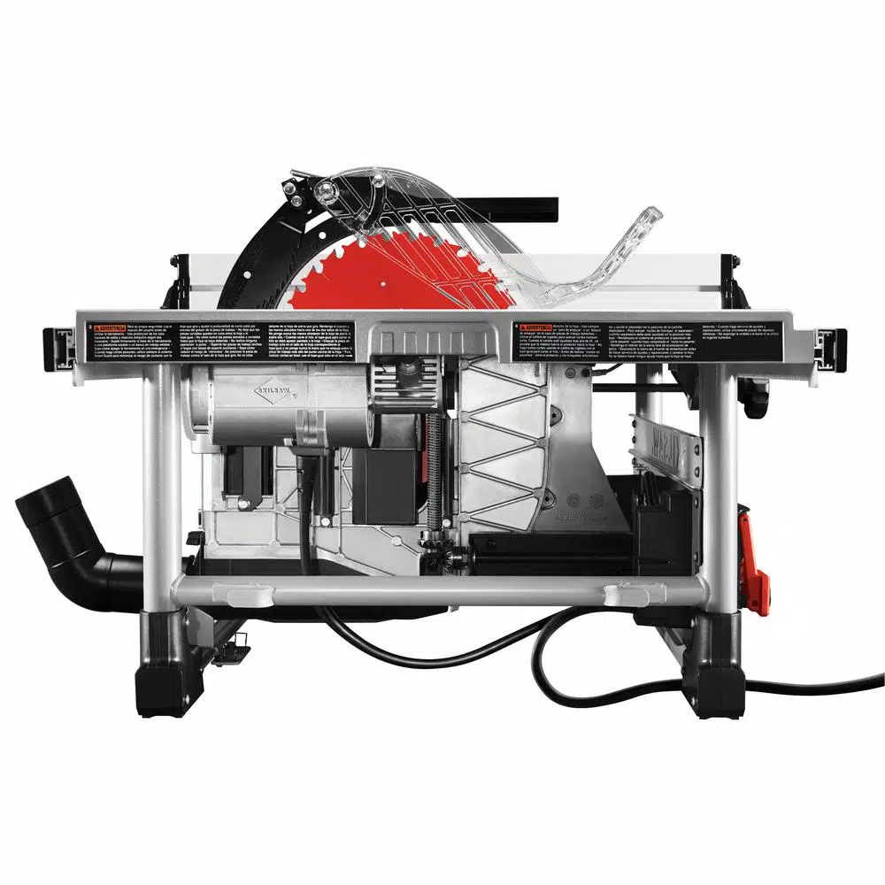 SKILSAW 10 in. Heavy-Duty Worm Drive Table Saw with Stand and Diablo Blade, 15 Amp Corded Electric