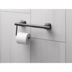 KOHLER Matte Black Toilet Tissue Holder Accessory for Carmichael, Arsdale, and Rubicon Grab Bars thumbnail 6