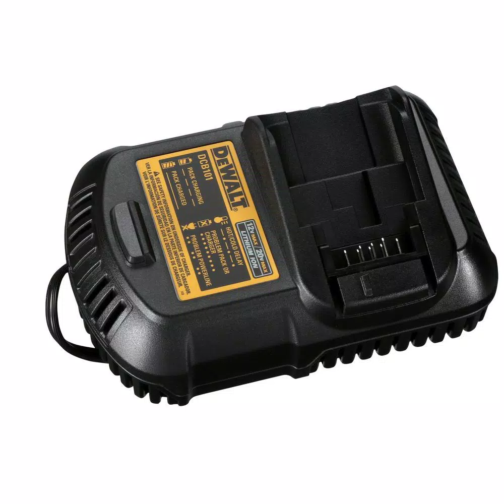 DEWALT 20V MAX XR Brushless 1/2 in. High Torque Impact Wrench Kit with (2) 5.0 Ah Batteries