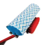 O-Cedar Microfiber Power Scrub Roller Mop with Triple-Action Sponge and Scrubbing Brush thumbnail 3