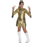 Unbranded Girls Hologram Disco Diva Halloween Costume - X-Small thumbnail 1
