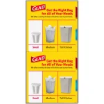 Glad OdorShield Small Trash Bags, 4 Gal, Fresh Clean Scent, Quick-Tie, 26-Count (2-Pack) thumbnail 7