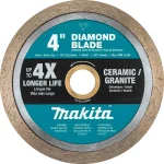 Makita 4 in. Continuous Rim Diamond Blade for Concrete and Masonry thumbnail 1