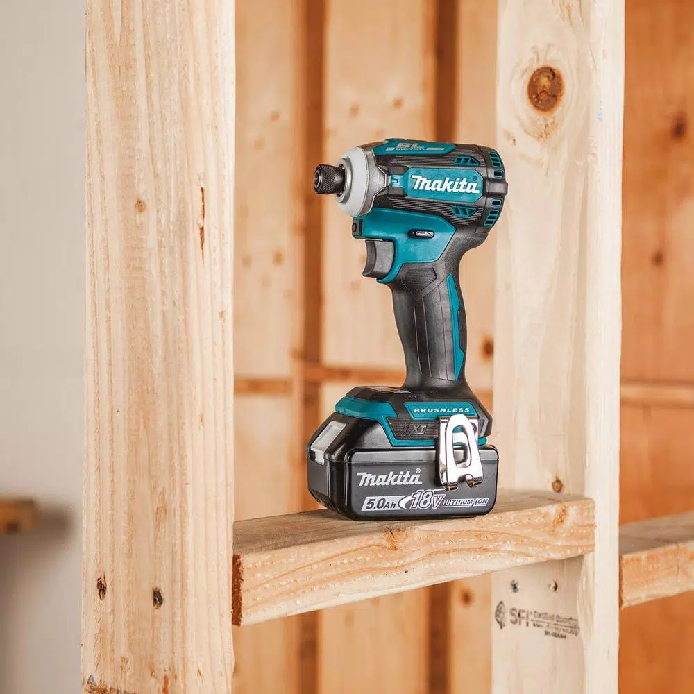 Makita 18V LXT Brushless 4-Speed Impact Driver Kit with ImpactXPS Socket Adapter and Bit Set