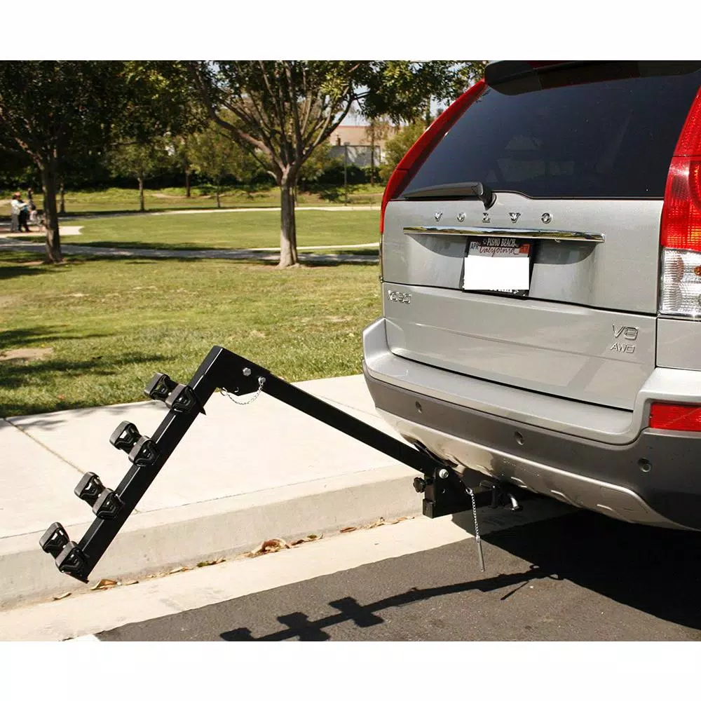 MaxxHaul 4-Bike Deluxe Hitch Mount Rack, 150 lb Capacity, 2 in. Receiver