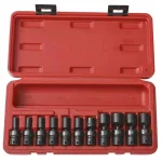SUNEX TOOLS Sunex 1/4 in. Drive Metric Universal Magnetic Impact Socket Set, 11-Piece thumbnail 3
