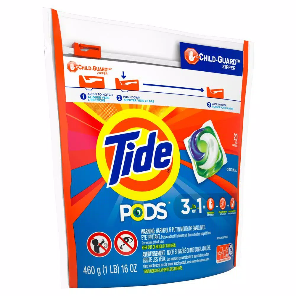Tide PODS Original Scent Laundry Detergent Pacs, 20-Count (6-Pack)