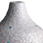 Airome 9.9 in. Botanical Ceramic Essential Oil Diffuser with Decorative Scroll Motif thumbnail 3