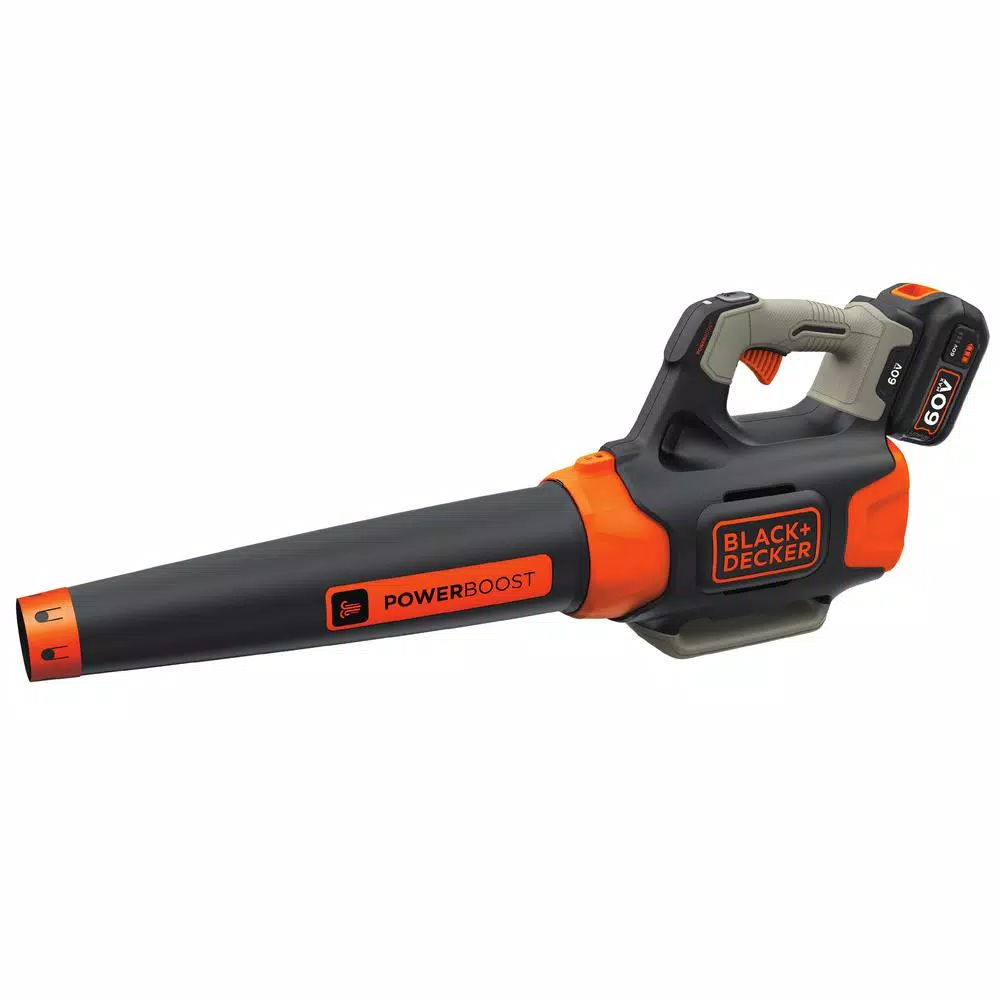 BLACK+DECKER 60V MAX Cordless Handheld Leaf Blower (400 CFM, 100 MPH) with Bonus 2-in-1 String Trimmer and Edger