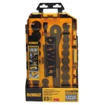 DEWALT 23-Piece 1/2 in. Drive Metric and SAE Impact Socket Set with Ratchet thumbnail 2