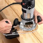 POWERTEC Universal Router Plate with Reversible Fence Kit for Edge Routing and Template Work thumbnail 7