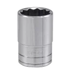 Husky 1/2 in. Drive 3/4 in. 12-Point SAE Standard Socket thumbnail 1