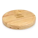 TOSCANA Green Bay Packers Circo Rubberwood Cheese Board Set with 4 Stainless Steel Tools thumbnail 1