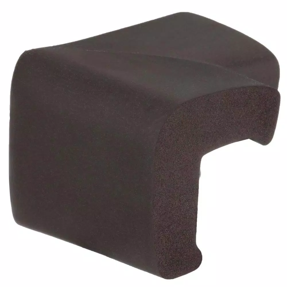 Dreambaby Foam Corner Protectors, Brown (4-Pack) - Furniture Edge Guards