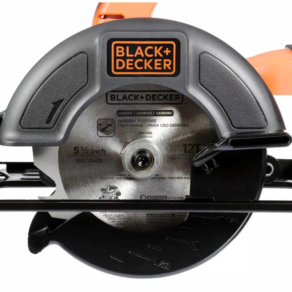 BLACK+DECKER BLACK & DECKER 20V MAX Lithium-Ion Cordless 5-1/2 in. Circular Saw (Tool Only)