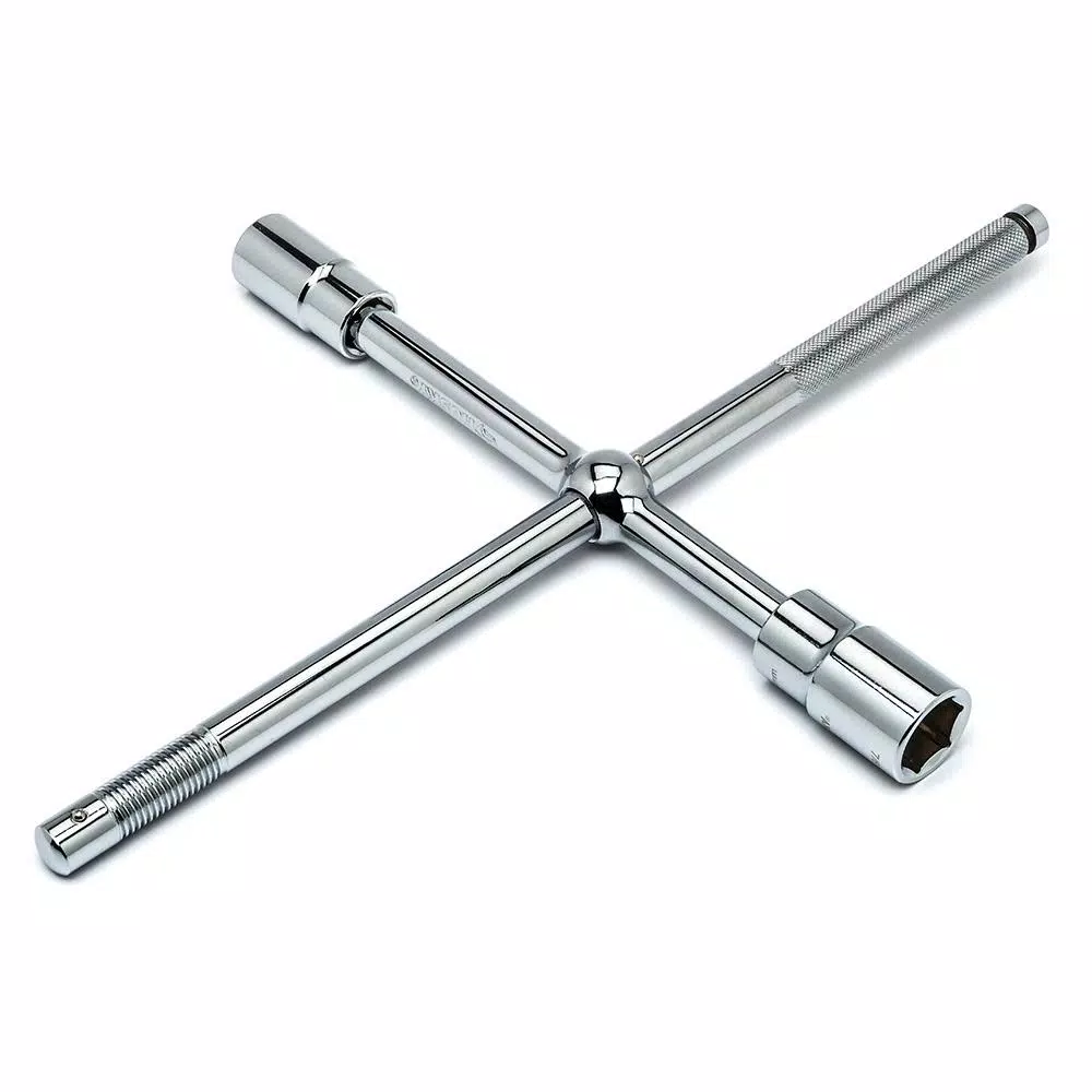 Husky Universal Lug Nut Wrench Set, 4-Piece, 1/2 in. Drive, SAE and Metric