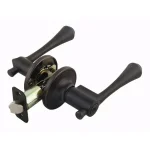 Design House Ironwood Brushed Bronze Keyed Entry Door Lever, Anti-Bump Security, ANSI Grade 3 thumbnail 1