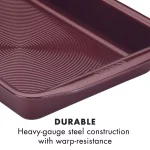 Circulon 5-Piece Nonstick Bakeware Set, Merlot Red thumbnail 2