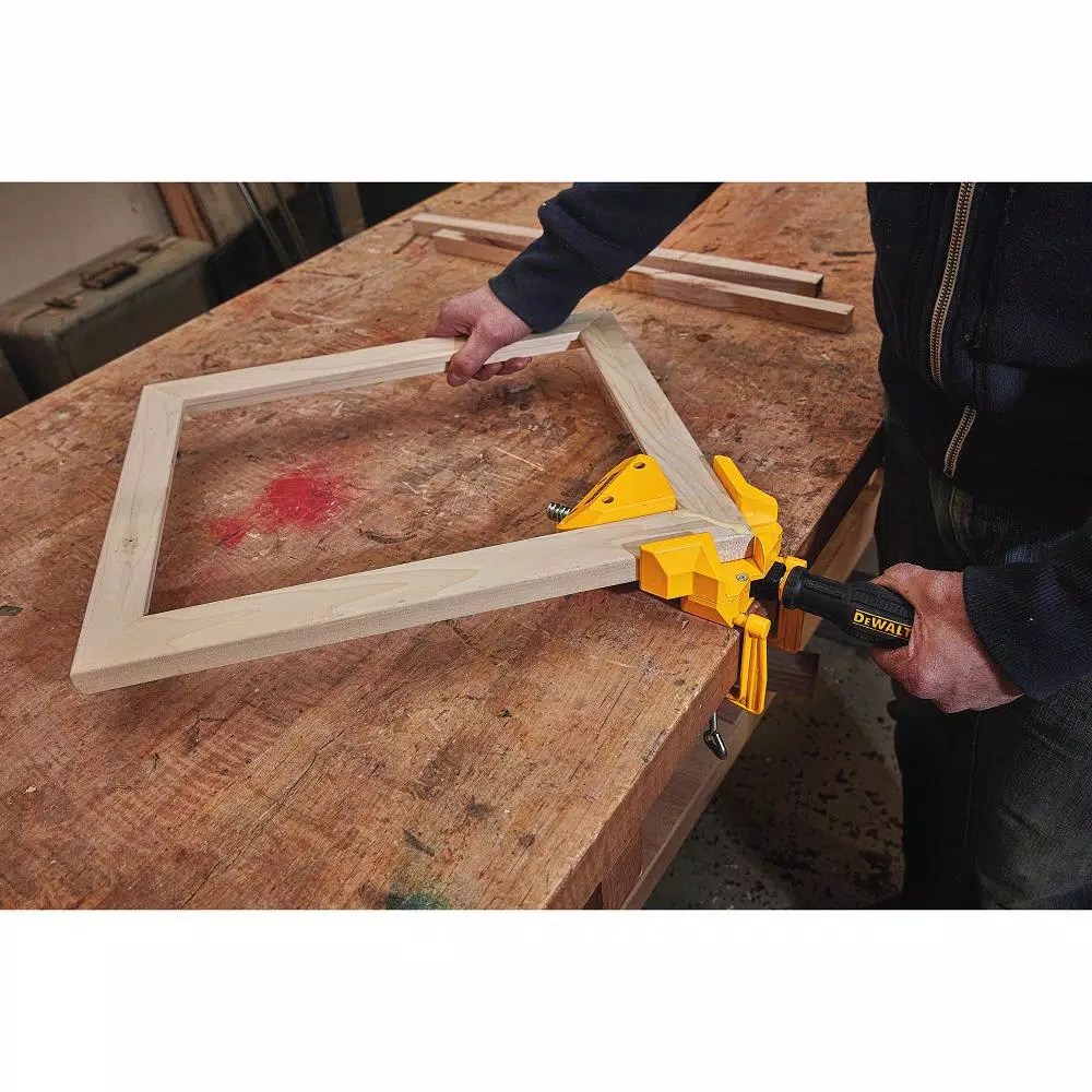 DEWALT 90-Degree Corner Clamp with 2 Table Clamps, 250 lb. Clamping Force