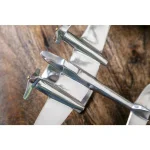 IMAX Retro Airplane Metal Statuary - Silver Cast Aluminum Aviation Figurine thumbnail 4